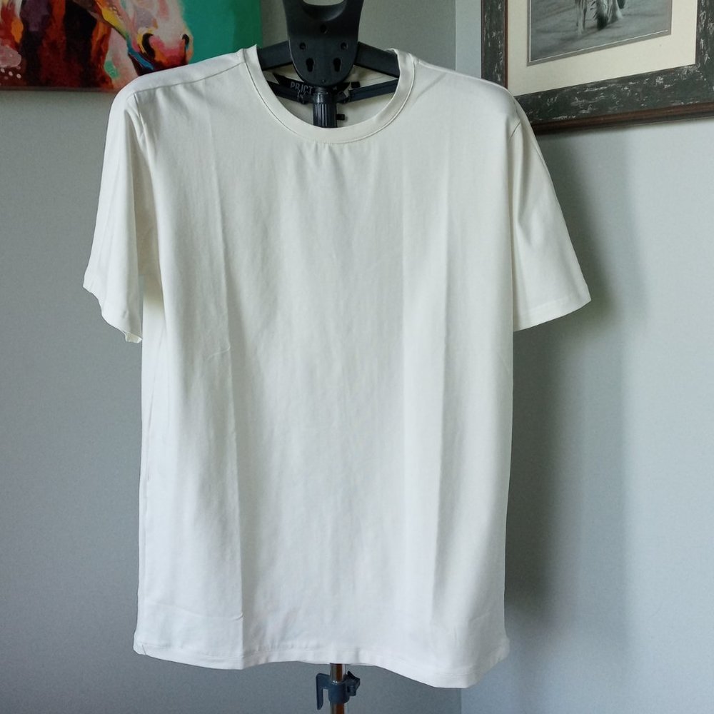 PRJCT AMS KYMO RIB SUMMER OFF WHITE Tee Size Large